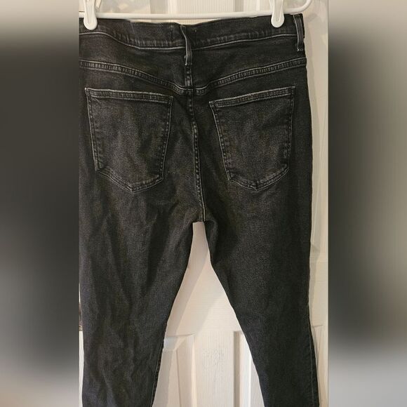 Agolde Pinch Waist Skinny Black Size 32 - Picture 9 of 10